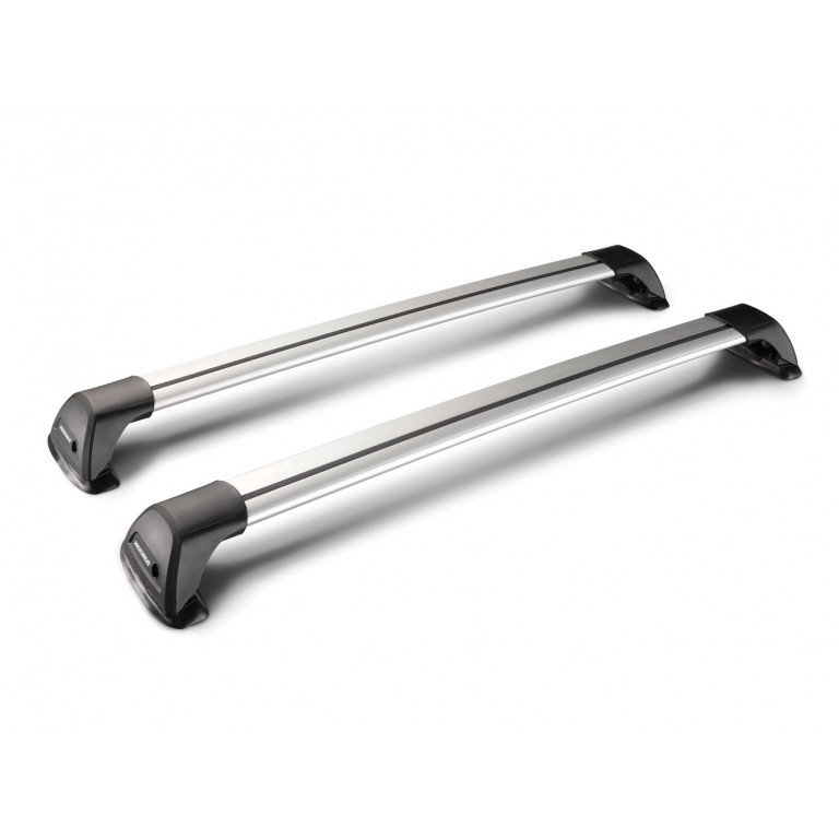 Yakima Aero Flush Bar 115cm Black Roof Rack Pair S9YB